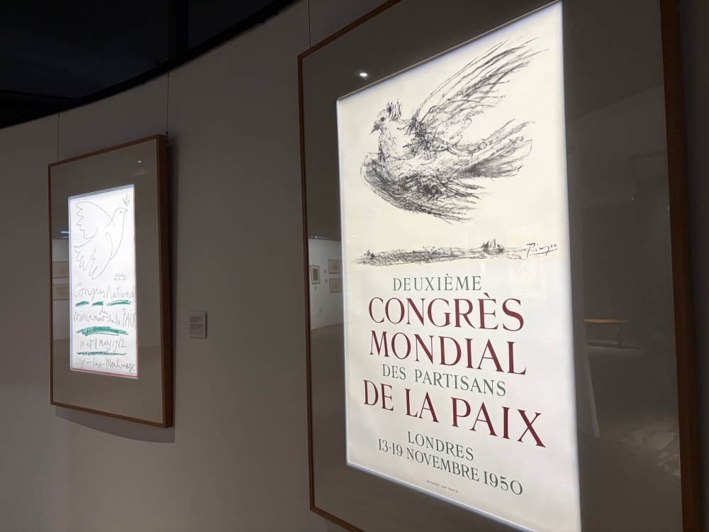 Original poster dated 1959 titled Amnesty International by Picasso.— Picture by Opalyn Mok