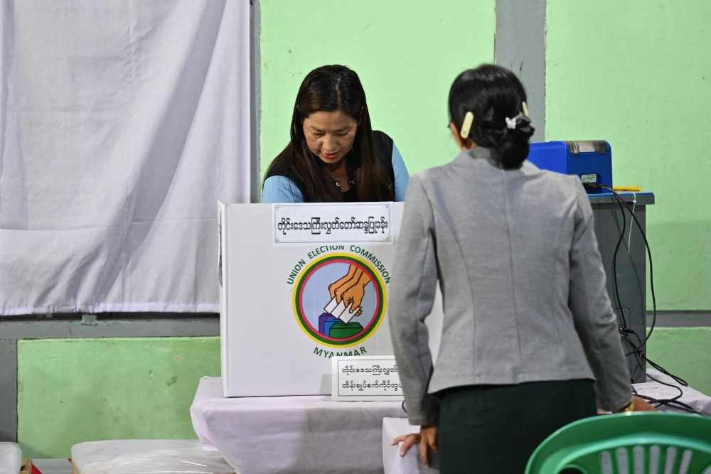 Myanmar votes today in final election phase critics say entrenches army rule