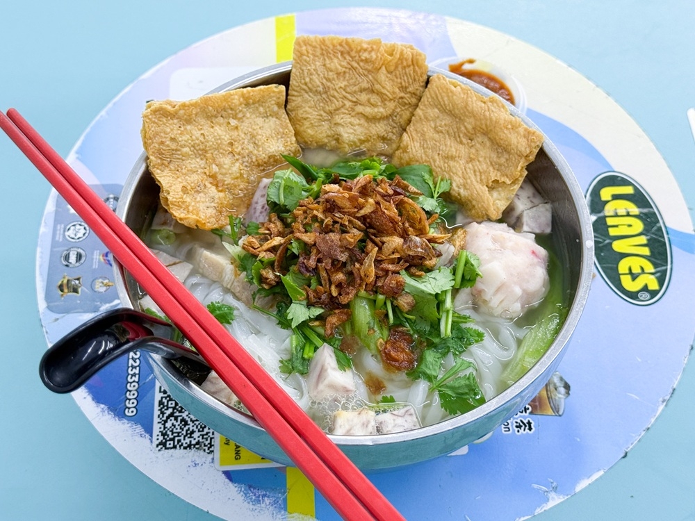 Bukit Jalili’s Friendship Cafe is the place for a rarely-seen bowl of taro noodles or taro porridge