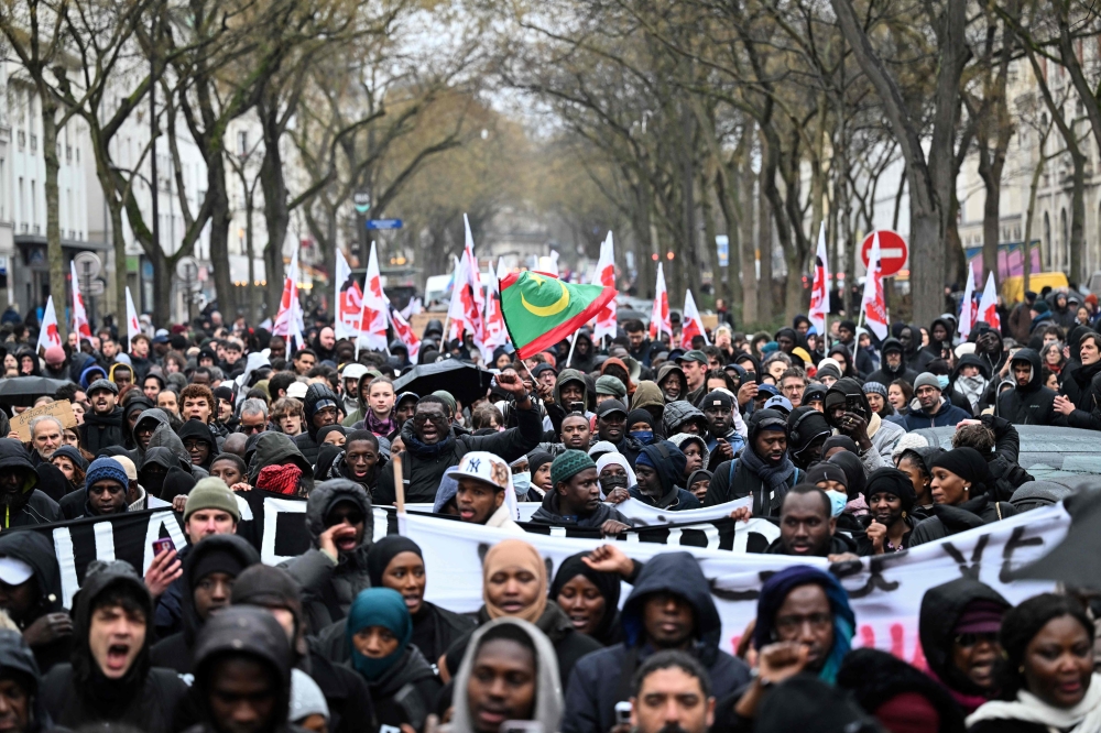 Thousands protest in Paris after death of Mauritanian man in police custody