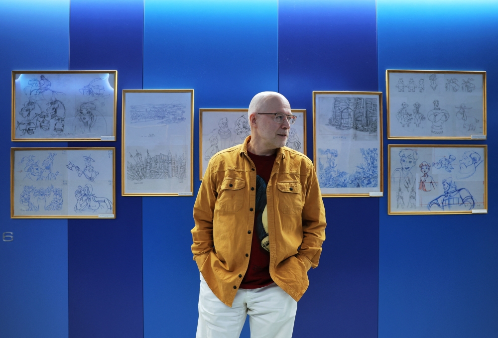 Russian director Konstantin Bronzit, whose animated short film ‘The Three Sisters’ has been nominated for an Oscar, poses for a picture at the Melnitsa animation studio in Saint Petersburg, Russia January 23, 2026. — Reuters pic