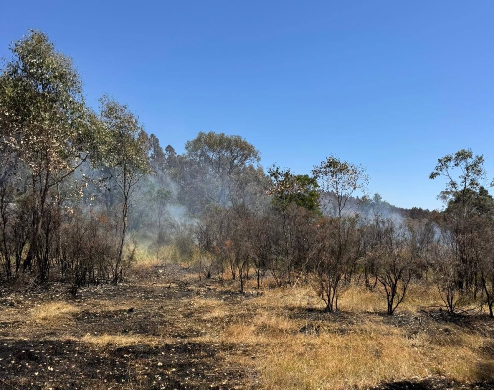 Firefighters told people to flee an out-of-control bushfire in southeast Australia today as a heatwave baked much of the country. — Picture via Facebook