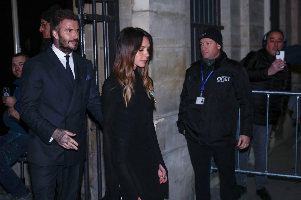 Victoria Beckham feted in Paris for her fashion and cultural contributions as family rift simmers in the background
