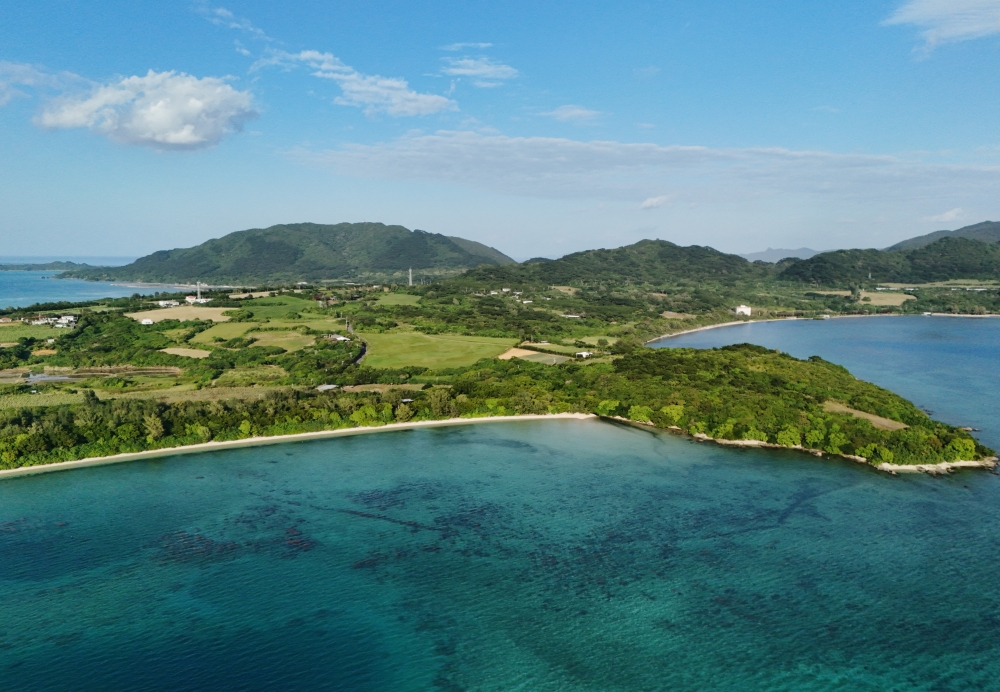 A drone view shows a beach at Nagura Bay in Ishigaki, Okinawa Prefecture, Japan, January 15, 2026. — Reuters pic