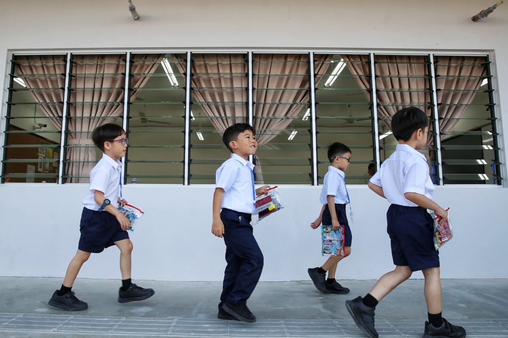 ‘Primary education’ means a six-year course of education normally commencing when a child has attained the age of six. — Picture by Choo Choy May