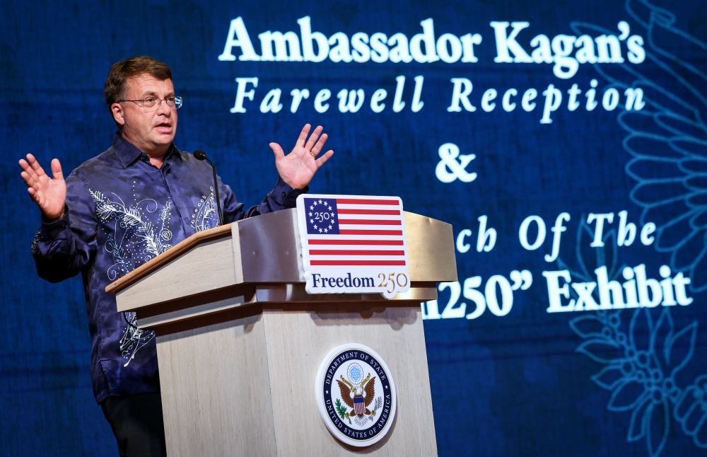 US ambassador Kagan bids farewell, hails stronger ties and Malaysia’s ‘can‑lah’ spirit