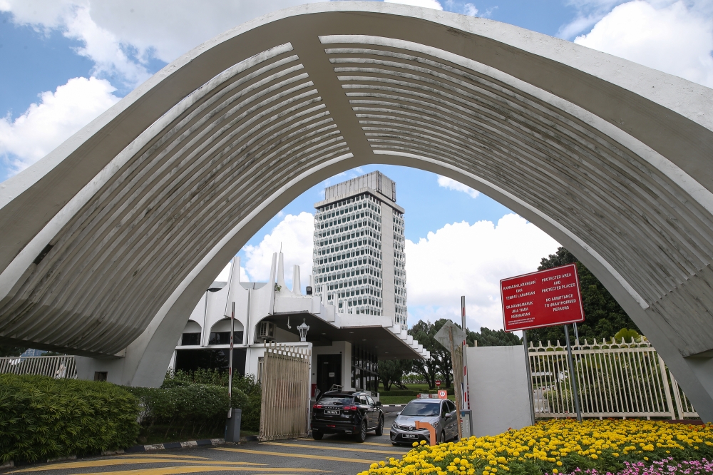 A general view of the Parliament building in Kuala Lumpur November 13, 2024. — Picture by Yusof Mat Isa