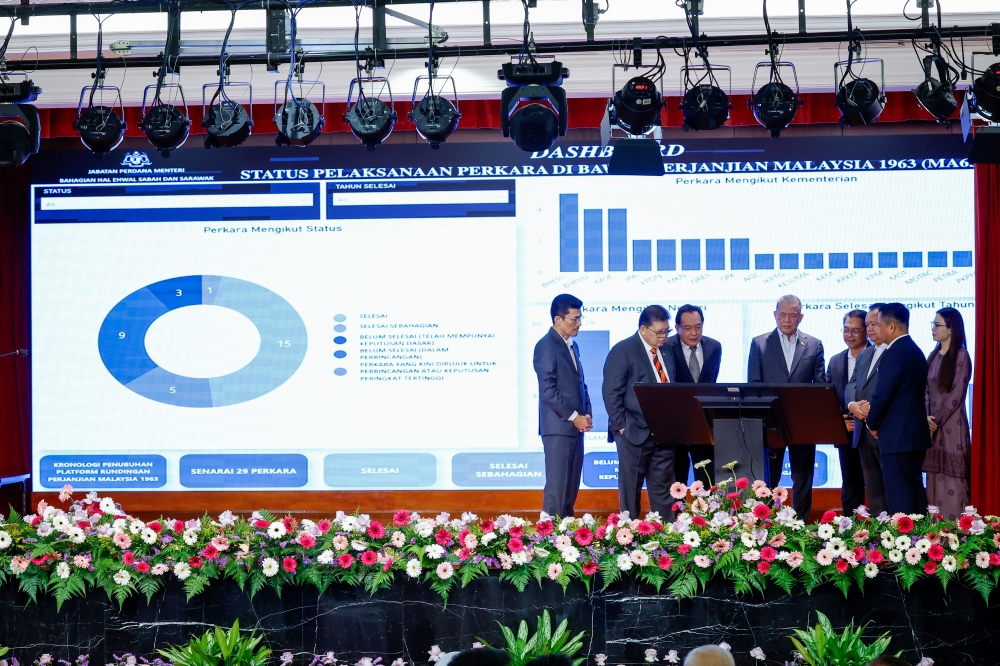 Malaysia Agreement 1963 dashboard goes ‘live’, giving public a window into ongoing negotiations