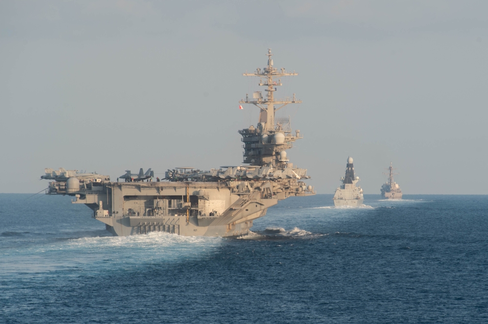 A US naval strike group led by the USS Abraham Lincoln aircraft carrier has deployed to Middle Eastern waters, the US said on January 26, 2026, as Tehran warned it was ready to hit back at any American attack. — AFP file pic