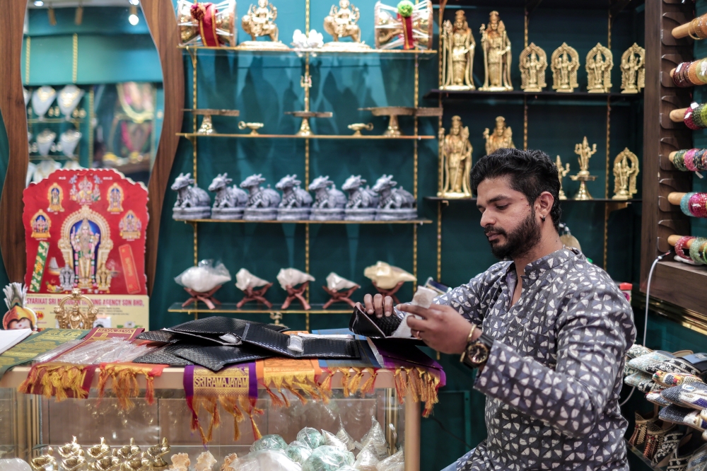 What began as a small gesture of gifting vel to customers has grown into Theertana Mahligai receiving about 700 requests for free vel from across the country ahead of the Thaipusam celebrations. — Bernama pic