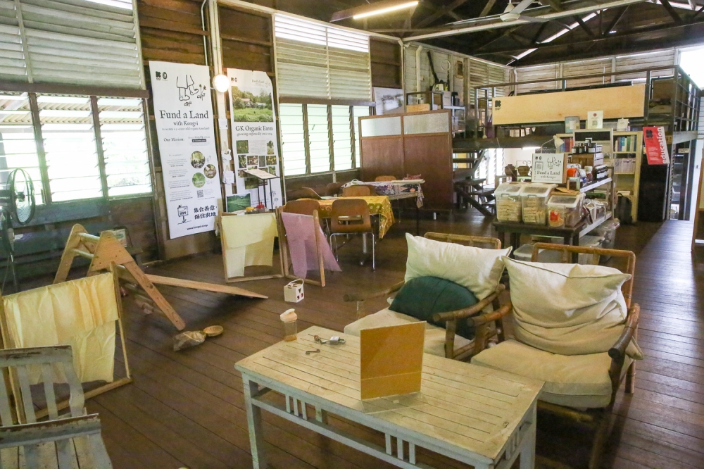 The interior of Kongsi House, where the co-op runs its pop-up cafe and community activities. — Picture by Choo Choy May