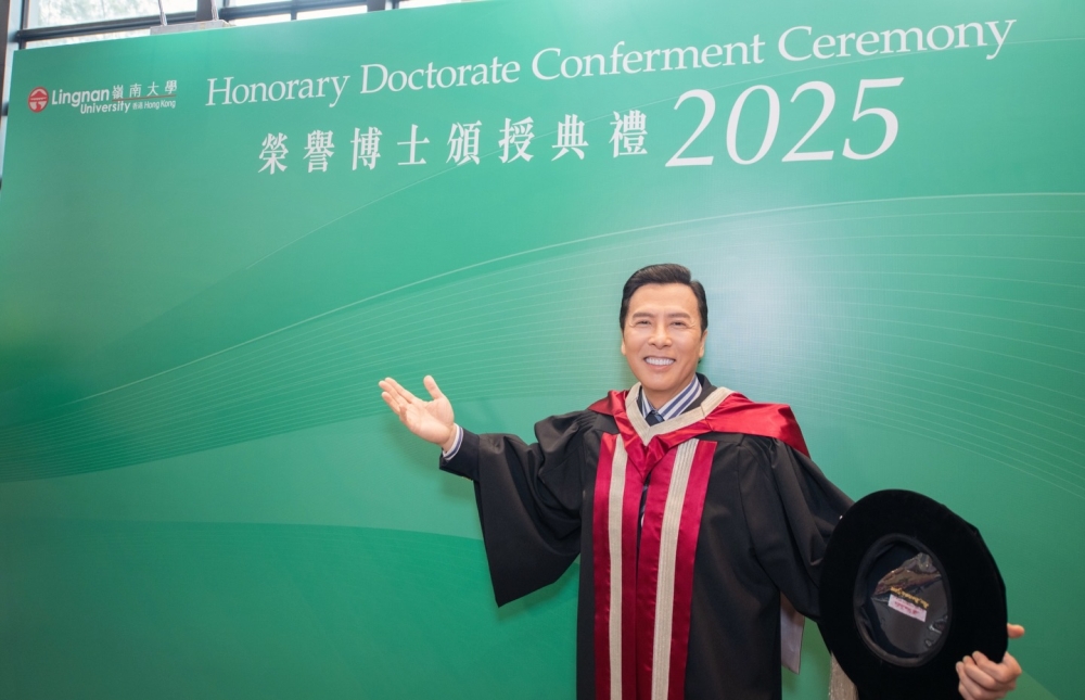 Master becomes professor: ‘Ip Man’ legend Donnie Yen awarded honorary doctorate in Hong Kong