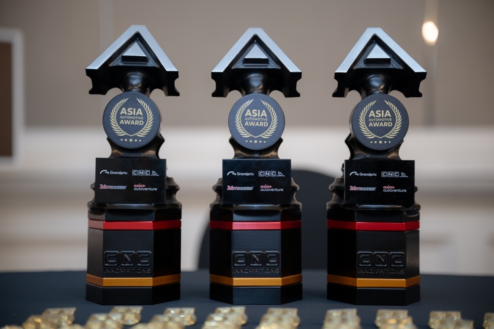 The Asia Automotive Award trophy, recognising excellence across Asia’s automotive industry. — Picture courtesy of Asia Automotive Award