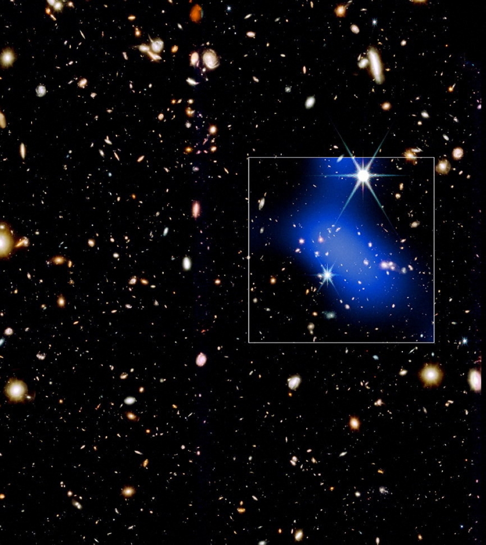 Universe growing up too fast? Webb and Chandra spot galaxy cluster that ...