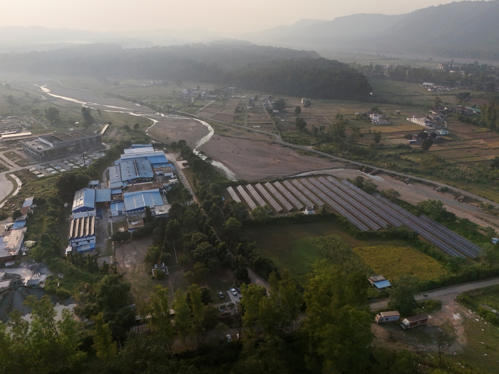 A drone view shows Tata’s Himalayan natural mineral water bottling plant in Dhaula Kuan, Himachal Pradesh, October 16, 2025. — Reuters pic