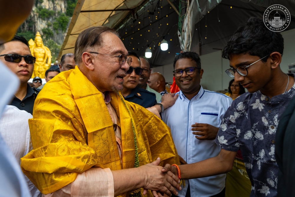 Anwar hopes Thaipusam brings peace, gratitude and unity to Malaysians