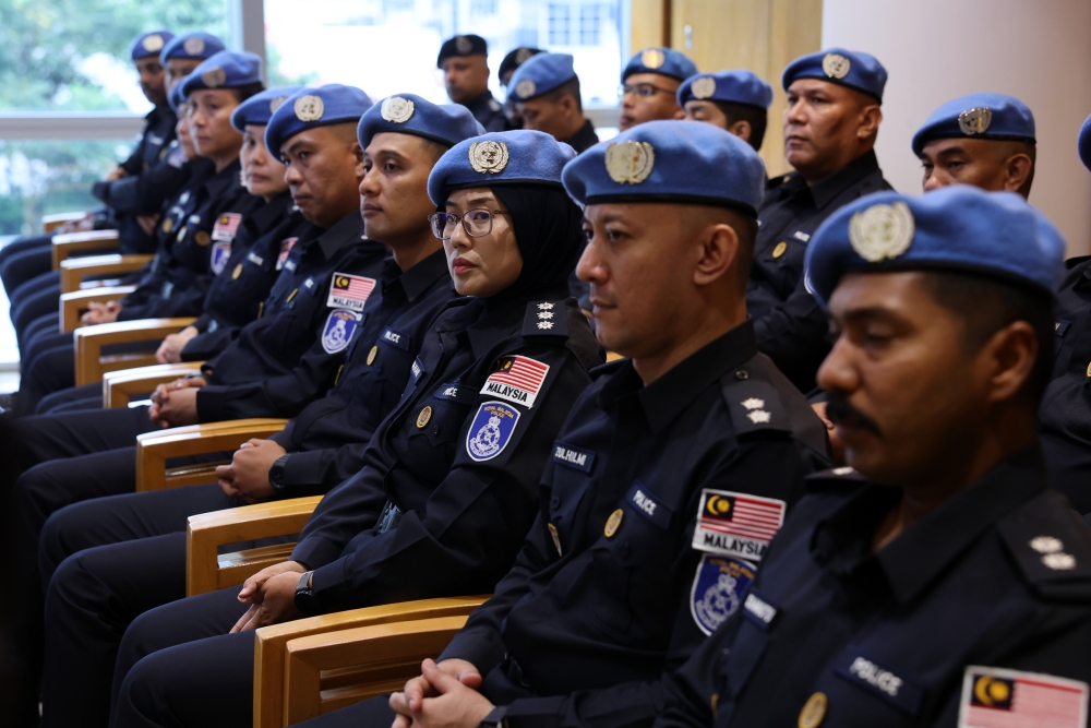 Sixteen PDRM officers depart Malaysia to join United Nations peacekeeping efforts in South Sudan