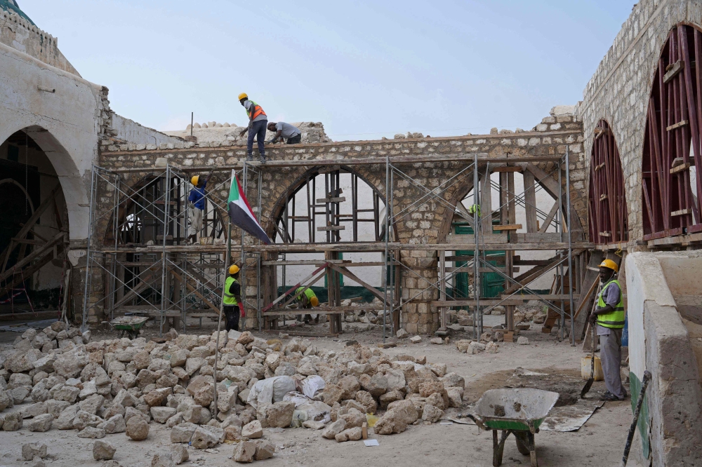 Ancient Red Sea port of Suakin undergoes revival as restoration crews bring history back to life