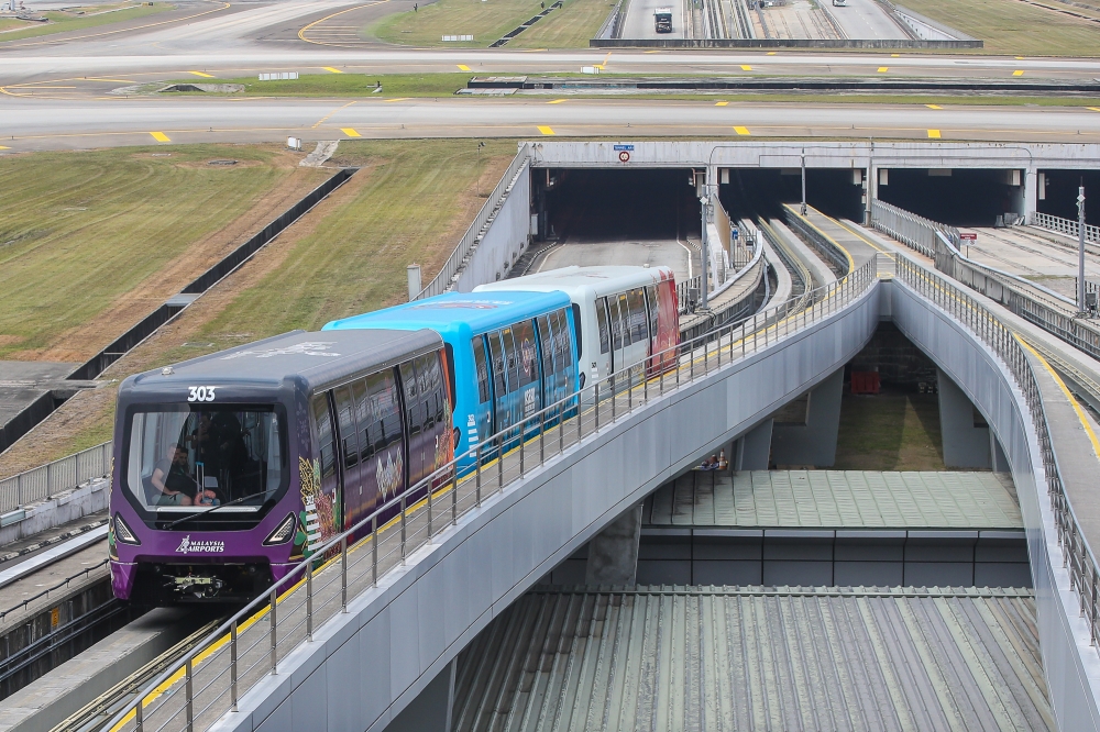 Independent assessors confirm KLIA Aerotrain operating as intended, with early-phase disruptions typical of complex rail systems. — Picture by Yusof Mat Isa