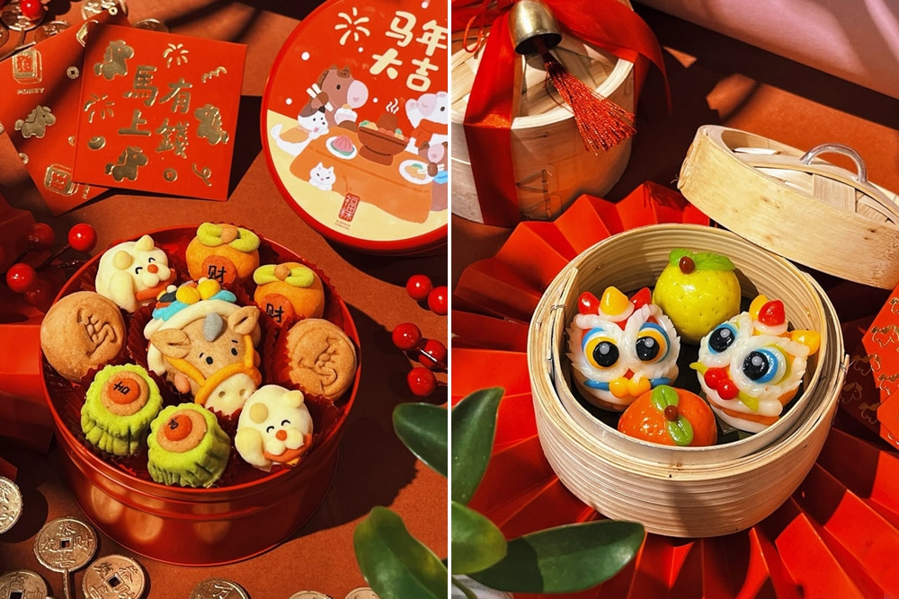 Golden Horse Pineapple Cookies & Lion Dance Angku Kuih by Floccus Floccus. — Pictures courtesy of Floccus Floccus