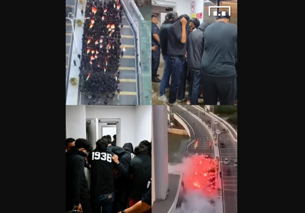 In a statement issued by the Selangor Royal Office on Facebook today, the Sultan, who is the patron of Selangor FC, said he did not condone immoral behaviour such as gangsterism and hooliganism, which he said were increasingly evident among local football supporters, particularly those wearing the Selangor FC jersey. — Picture from Facebook/Empayar Bola 