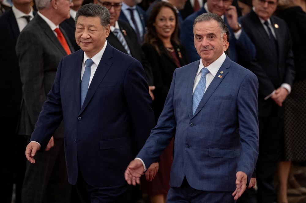 China’s Xi touts ‘equal and orderly’ multipolar world in swipe at US during talks with Uruguay’s Orsi