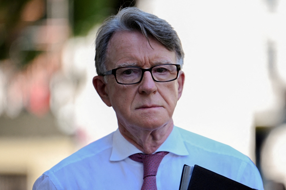 Ex-US ambassador Mandelson quits Lords, UK police examine claims he passed sensitive memos to Epstein
