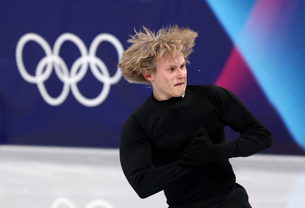 Ilia Malinin, from Virginia, is the only skater to master all the quadruple jumps including the formidable quad Axel. — Reuters pic