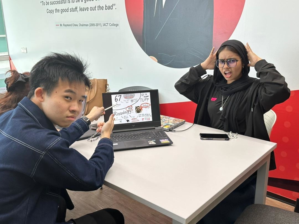 Zhao and Maryam, both Gen Z, helped ‘Malay Mail’ decode the madness of Gen Z and Gen Alpha slang. — Pictures courtesy of Zhao