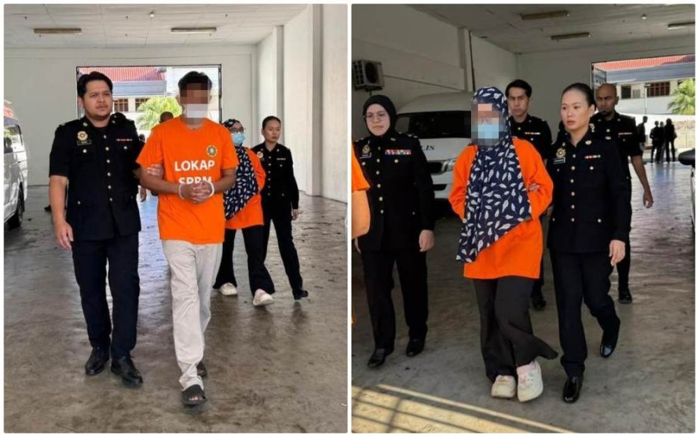 The Malaysian Anti-Corruption Commission (MACC) of Kedah has remanded an independent preacher for the second time, as well as the head of the finance and accounting department of an educational and dakwah institution in the state, on suspicion of conspiring to misappropriate funds amounting to about RM1.3 million. — Picture courtesy of The Malaysian Anti-Corruption Commission