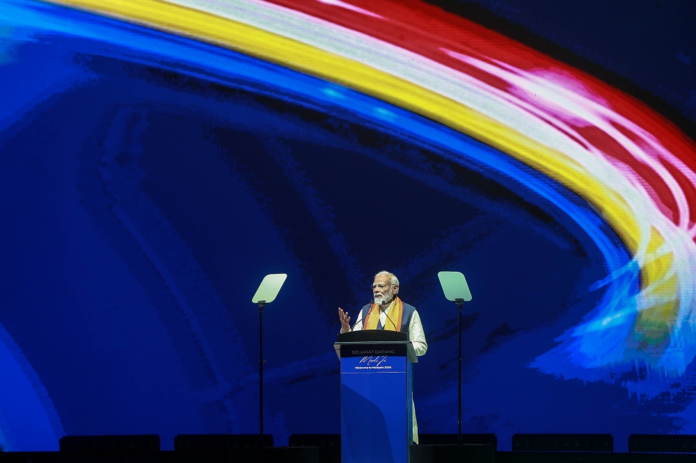 India’s Unified Payments Interface will be introduced in Malaysia soon, said Indian Prime Minister Narendra Modi. — Picture by Sayuti Zainudin 