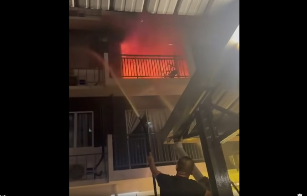 Fire breaks out at eighth-floor apartment filled with fireworks in Kajang (VIDEO)