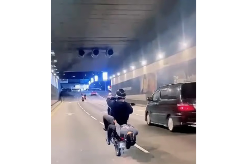 Risky behaviour: Two teens arrested for dangerous motorcycle stunts on Jalan Tun Razak