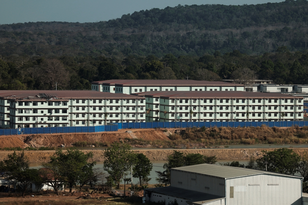 Authorities said there were no ⁠arrests made inside the Kampot casino complex known as My Casino. — Reuters pic