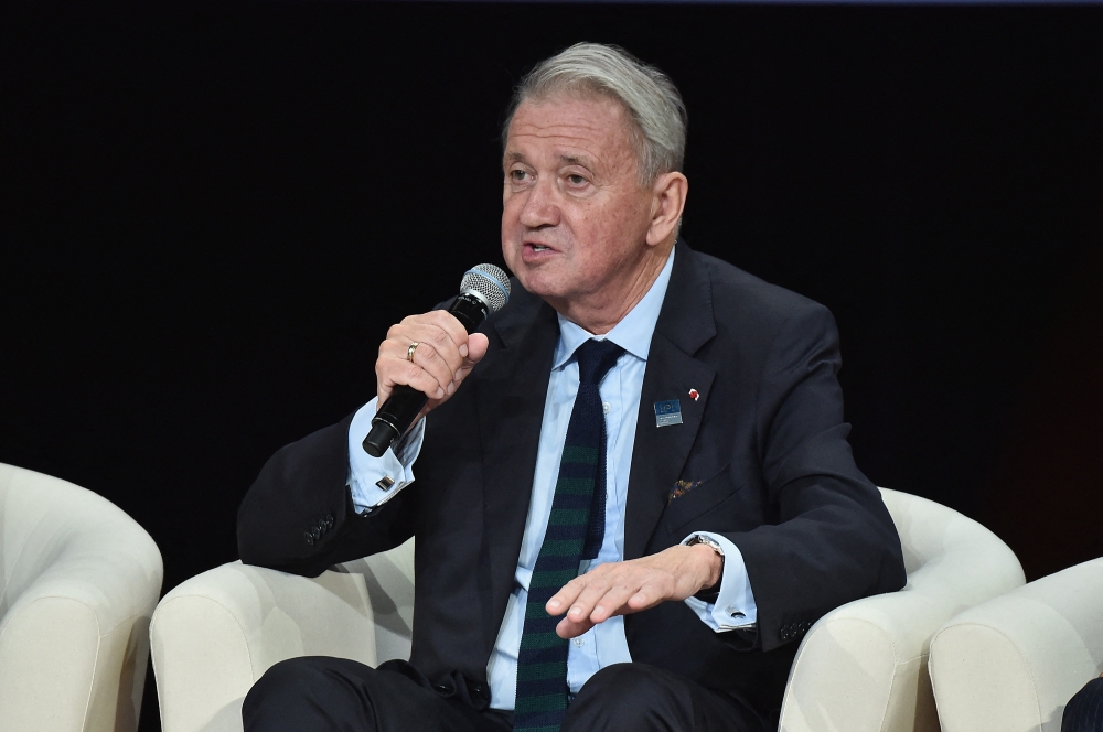 Picture taken on September 19, 2027 shows then President of the International Peace Institute Terje Rod-Larsen speaking onstage during the ‘Global Citizen: Movement Makers’ at NYU Skirball Centre in New York City. The former high-profile diplomat helped Jeffrey Epstein weave his web of dignitaries, acting as a go-between for the convicted US sex offender, according to media. — Theo Wargo/Getty Images North America/AFP pic