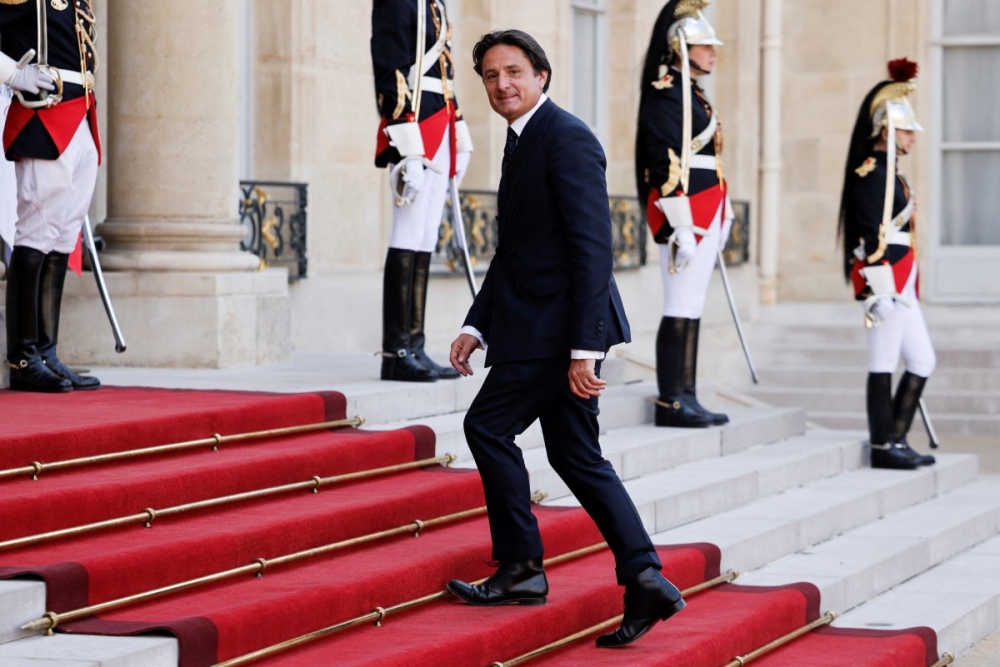 French luxury group Hermes Executive Chairman Axel Dumas arrives to attend an official state dinner as part of US President's state visit to France, at the Presidential Elysee Palace in Paris on June 8, 2024. — File pic via AFP
