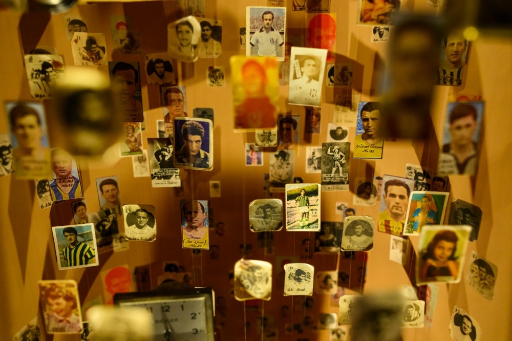 Photographic portraits hang in The Museum of Innocence in Istanbul on February 10, 2026. — AFP pic