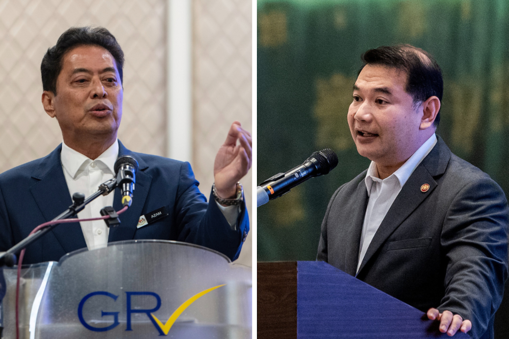 The Malaysian Anti-Corruption Commission (MACC) has refuted allegations that former economy minister Datuk Seri Rafizi Ramli is being investigated. MACC chief commissioner Tan Sri Azam Baki said the agency has not opened any investigation paper into allegations of RM1.1 billion in misappropriation said to involve a senior minister. — Pictures by Bernama/Firdaus Latif