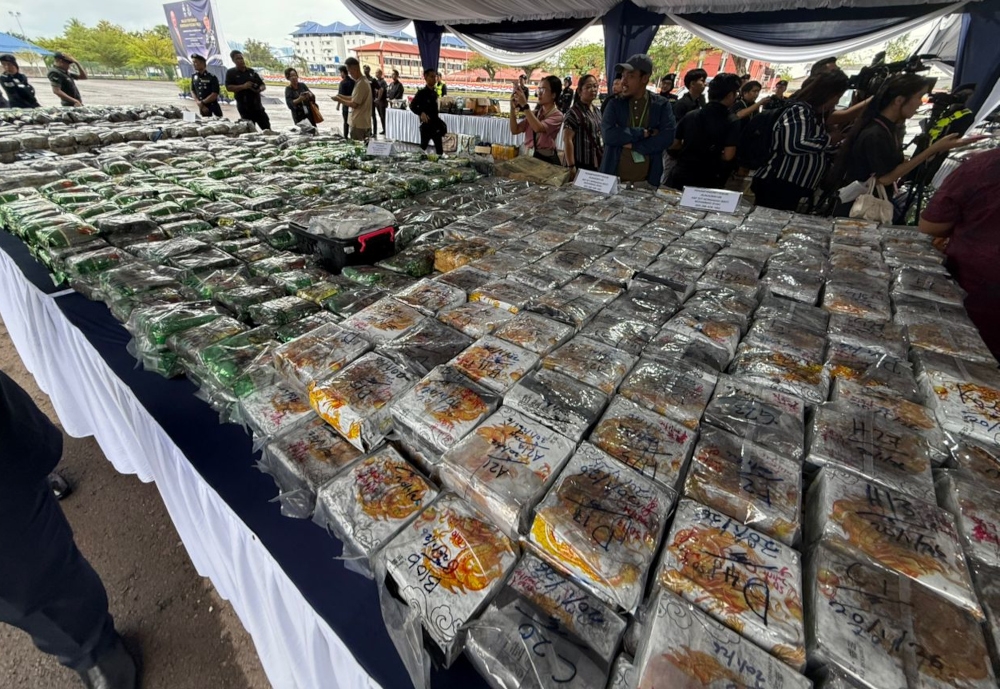 Some of the drugs seized over the month. 