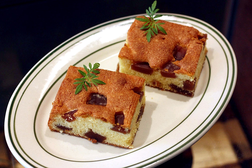 The Chinese New Year special at Ebony & Ivory Coffee: Nian Gao Butter Cake. — Picture by CK Lim