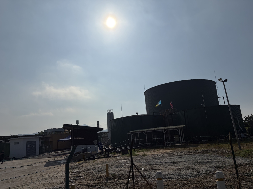 The Kampung Valdor Centralised Biogas Facility in South Seberang Perai. — Picture by Opalyn Mok