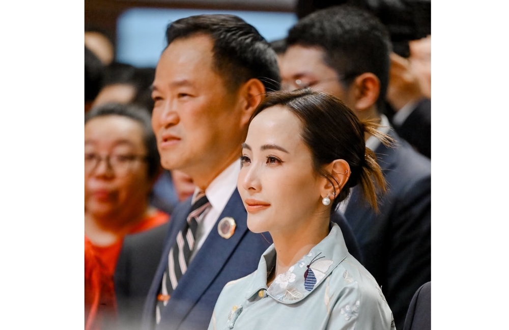 Thai Prime Minister Anutin Charnvirakul married his long-time partner Thananon Niramit in a private ceremony at his residence in Bangkok yesterday. — Picture via Instagram/jaa.thananon