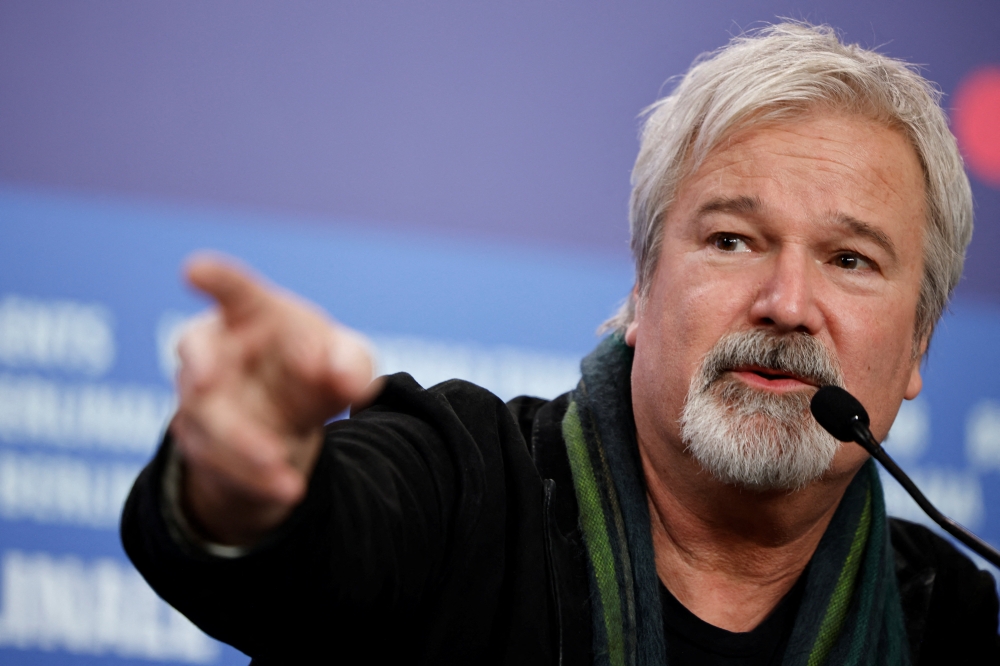 Director Gore Verbinski speaks during a press conference to promote the movie 'Good Luck, Have Fun, Don’t Die' at the 76th Berlinale International Film Festival in Berlin February 13, 2026. — Reuters pic  