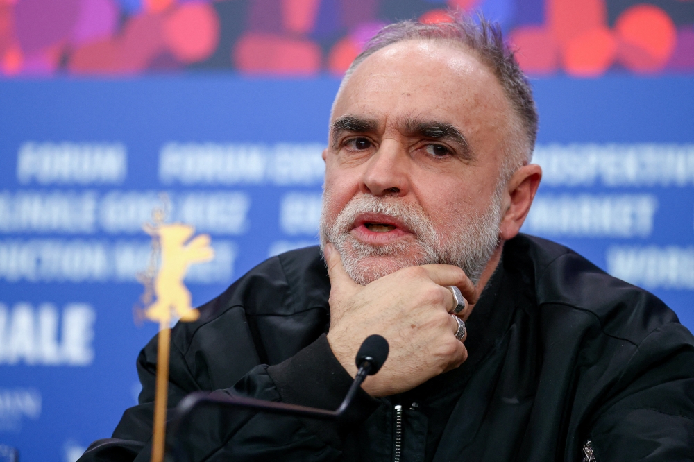 Director Karim Ainouz attends a press conference to promote the movie 'Rosebush Pruning' at the 76th Berlinale International Film Festival in Berlin February 14, 2026. — Reuters pic  