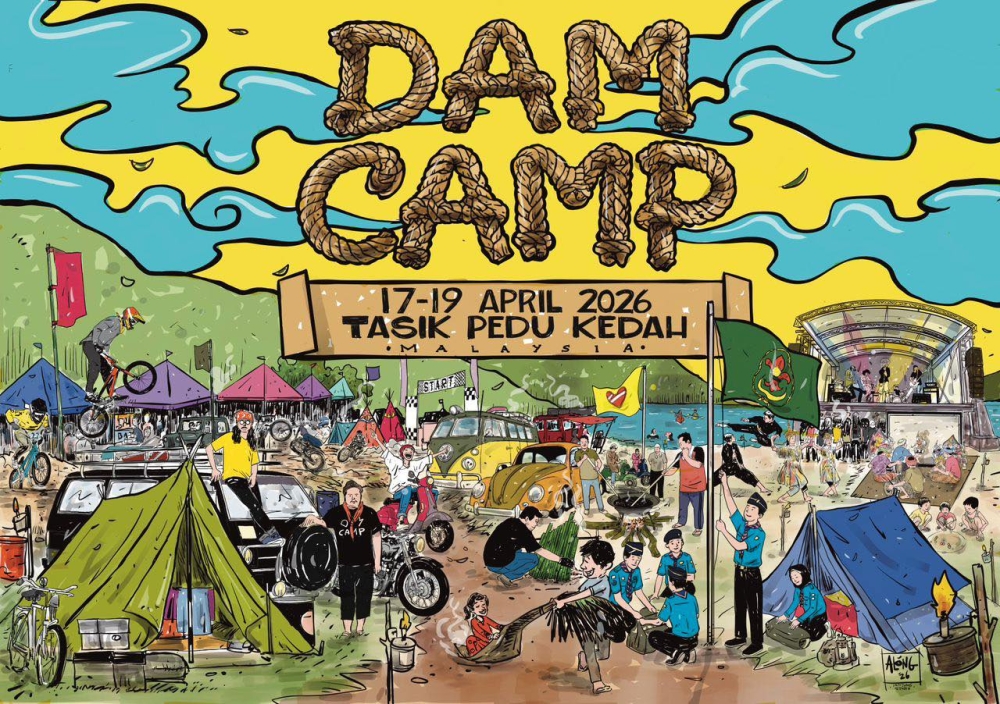 The Damcamp Camping and Cultural Festival at Pedu Lake in Padang Terap, which has now become an iconic annual event, is expected to be attended by 10,000 visitors, including foreigners. — Picture via Facebook/DamCamp.my