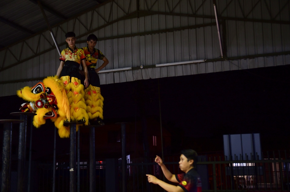 Students during a training session. — Bernama pic