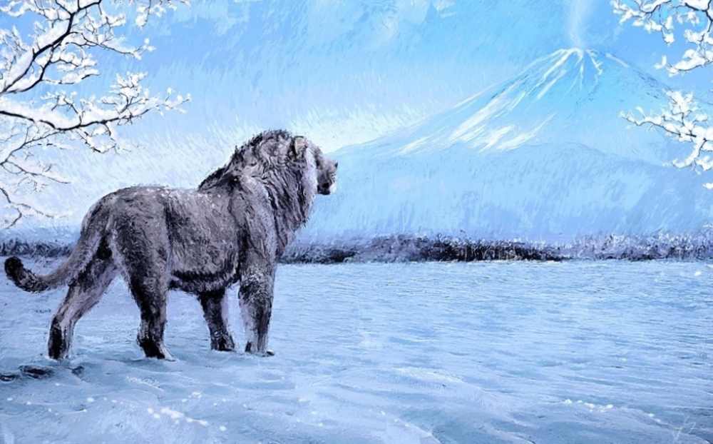 Lions lived in a wide area of the Japanese archipelago tens of thousands of years ago. — Bernama pic/Courtesy of Takumi Tsutaya, Graduate University for Advanced Studies/Illustration by Velizar Simeonovski/Kyodo