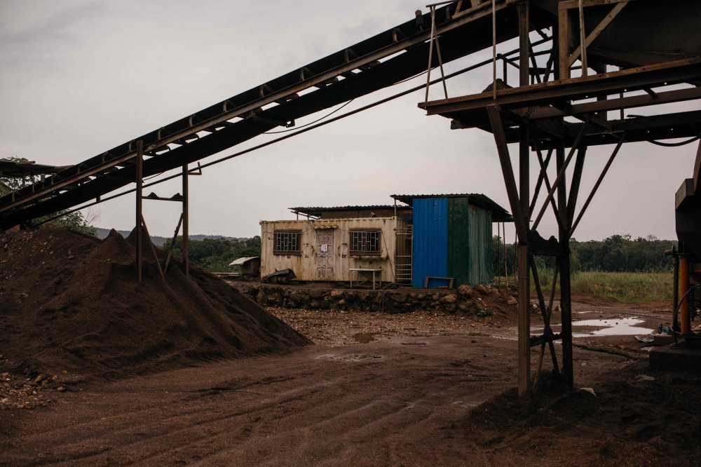 A general view of mining machinery at a Chinese run, small scale open pit copper and manganese mine in Serenje, Zambia on February 28, 2025. — AFP pic