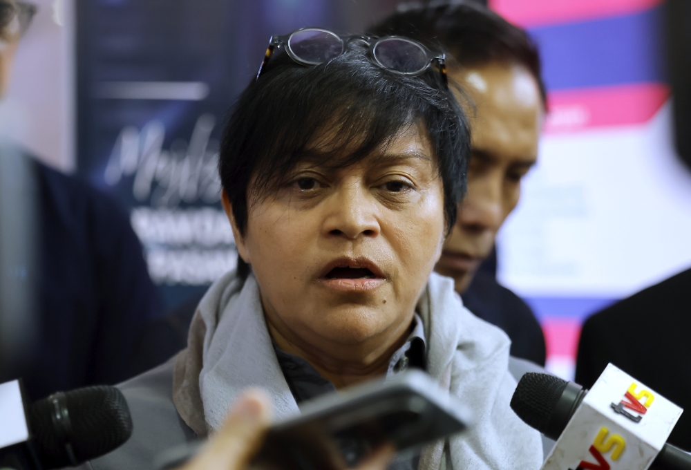 Minister in the Prime Minister’s Department (Law and Institutional Reform) Datuk Seri Azalina Othman Said speaks to reporters after attending the launch of the Fast Track 2026, Putrajaya, February 16, 2026. — Bernama pic