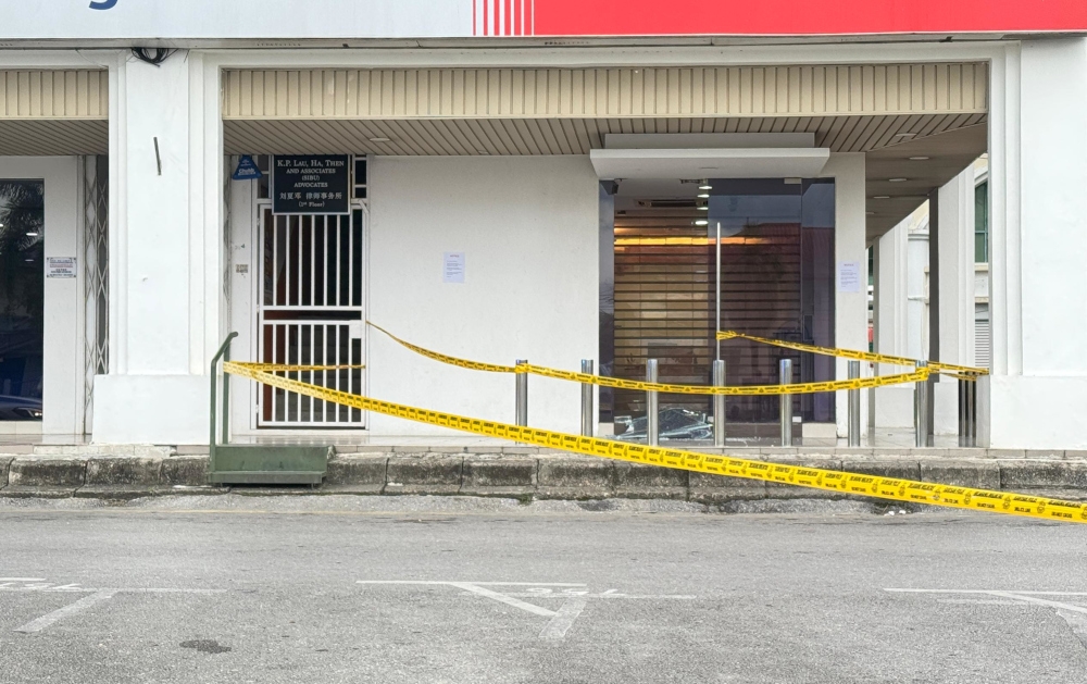 Sibu police chief ACP Zulkipli Suhaili said an inspection at the scene led to the recovery of one spent bullet casing and one live round. — The Borneo Post pic 